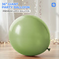 Olive Green 36 Inch Big Size Latex Balloon – Party & Event Decoration