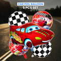 Car Foil Balloon - 5 pcs Set