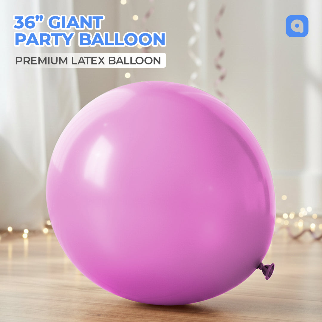 Hot Pink 36 Inch Big Size Latex Balloon – Party & Event Decoration
