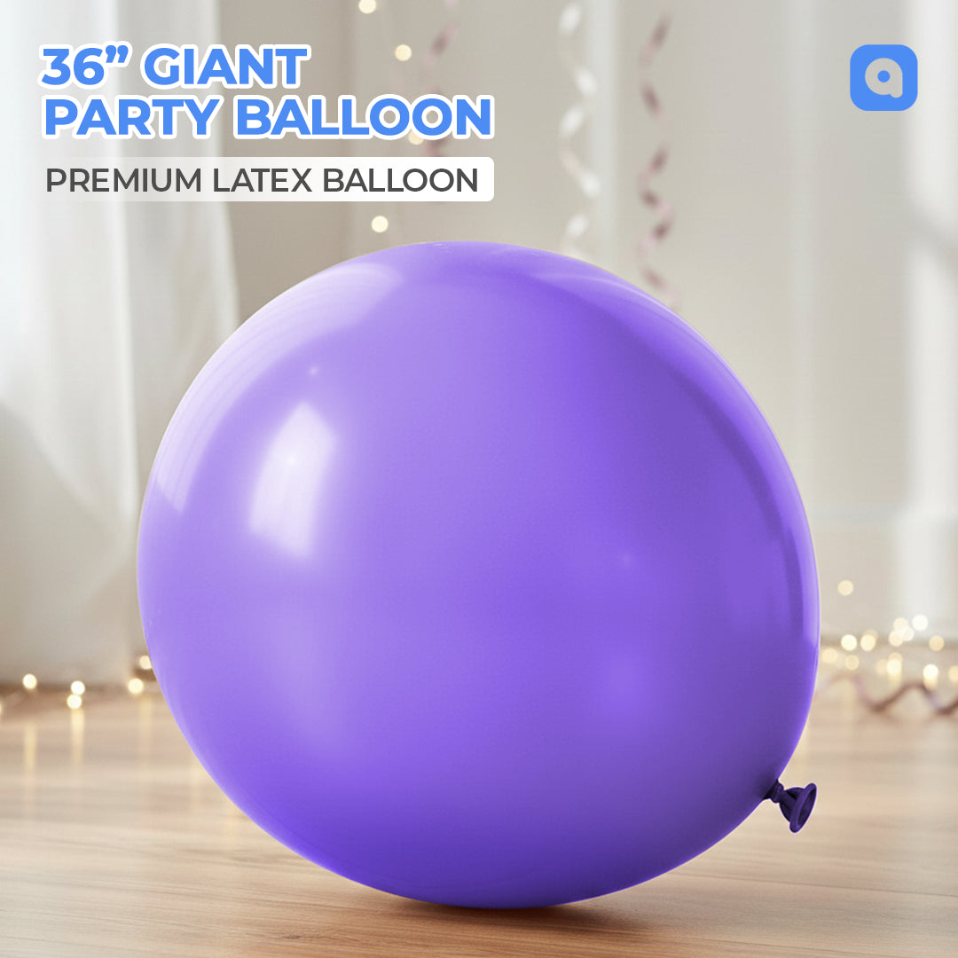 Purple Giant 36 Inch Big Size Latex Balloon – Party & Event Decoration