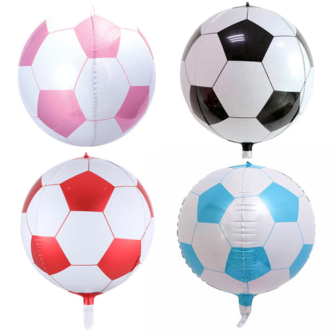 4D Football Orbs Foil Balloons