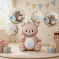 Teddy Bear Foil Balloon Set