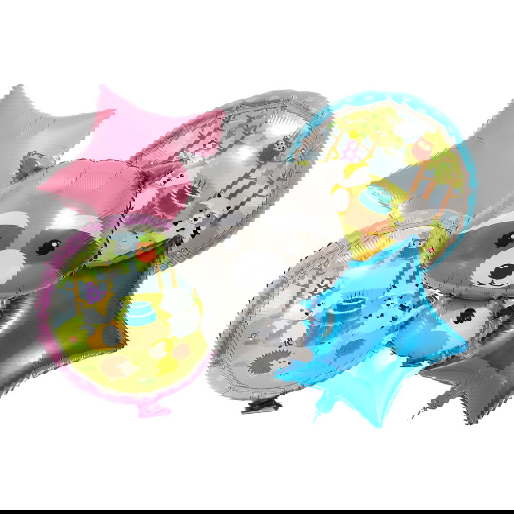 5 Pcs Fox Foil Balloon Set - ardor