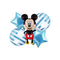 5 Pcs Full Body Mickey Mouse Foil Balloons Set - ardor