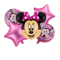 5 Pcs Minnie Mouse Foil Balloons Set - ardor
