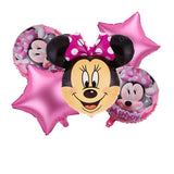 5 Pcs Minnie Mouse Foil Balloons Set - ardor