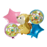 5 Pcs Squirrel Foil Balloon Set - ardor