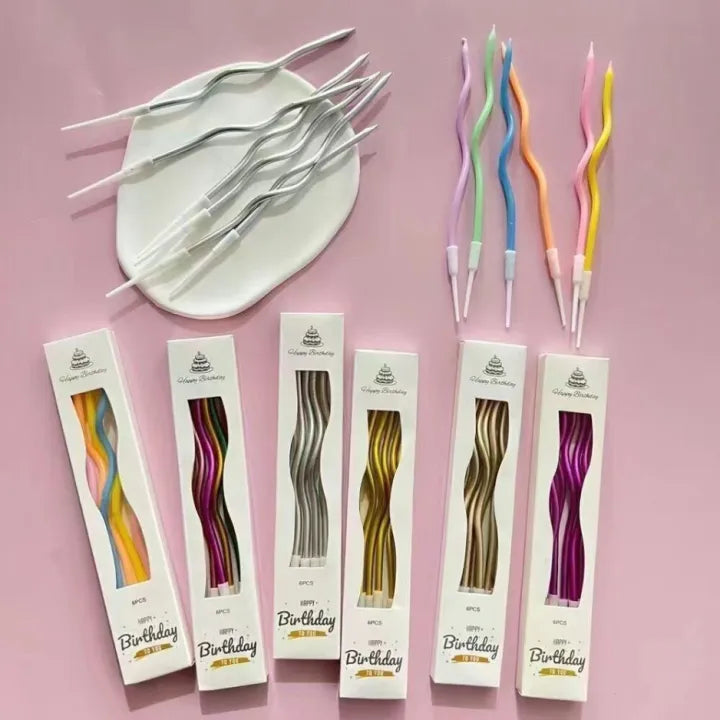 Spiral Candles Set