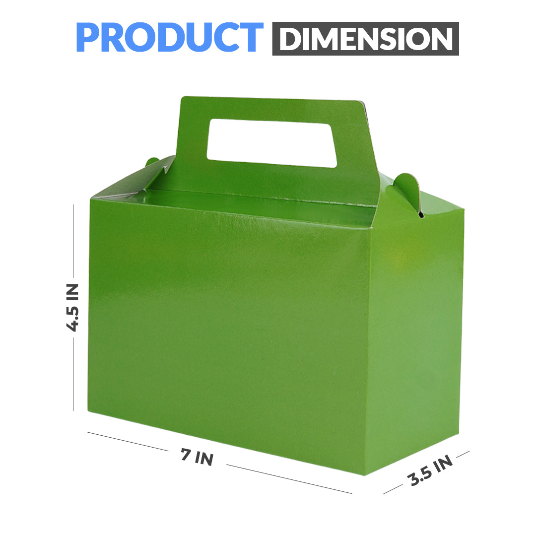 Green Color Goodie Boxes