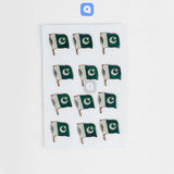 Pack of 12 - 14 August - Independence Day Badges