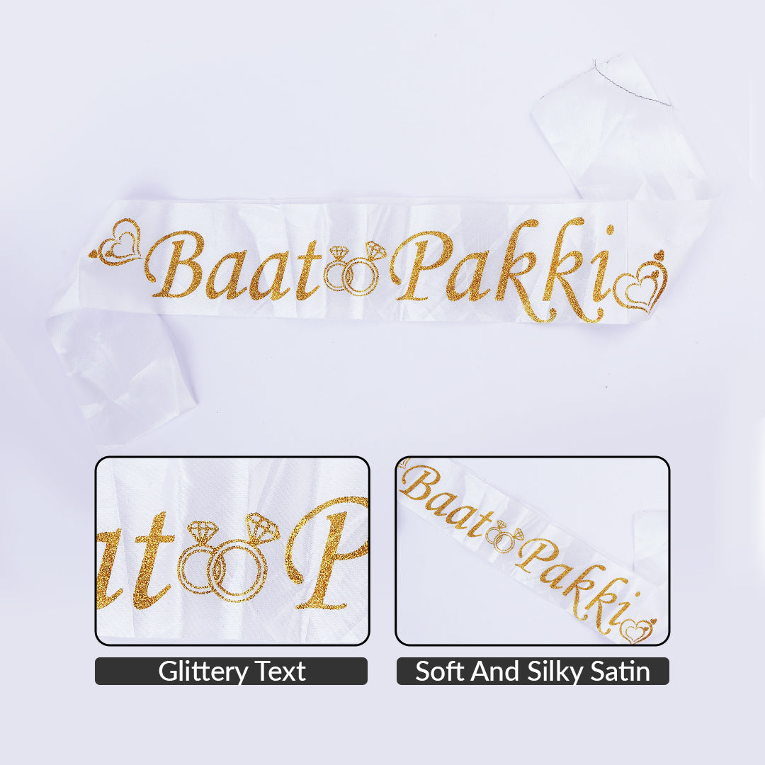 Baat Pakki Sash – Engagement & Wedding Celebration Accessory