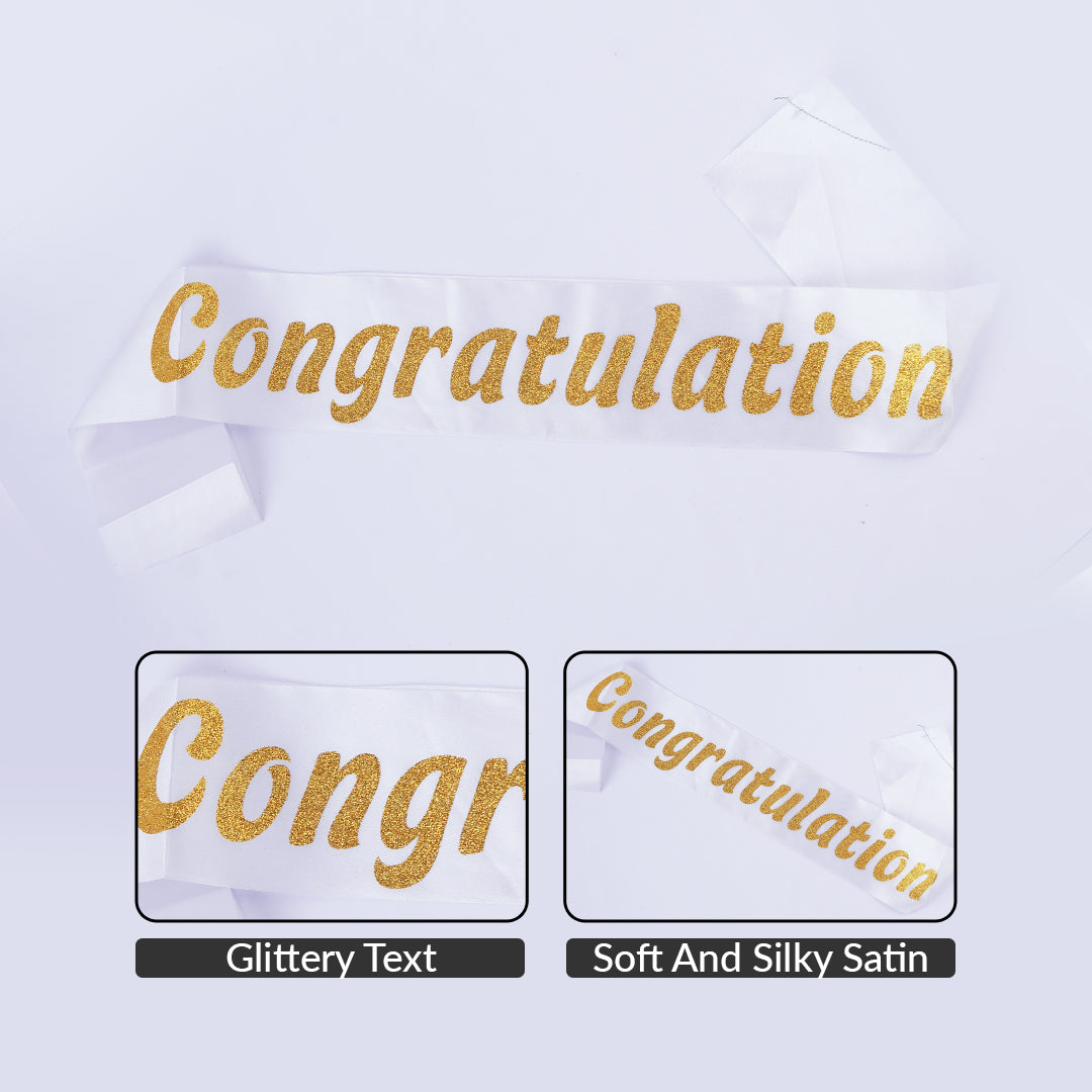 Congratulation Sash – Party & Celebration Accessory