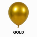Pack of 50 - Chrome Golden Latex Balloon