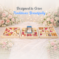 Dryfruit Serving Tray - Multipurpose Partition Tray