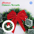 Christmas Flower Wreath