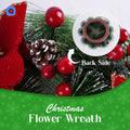 Christmas Flower Wreath