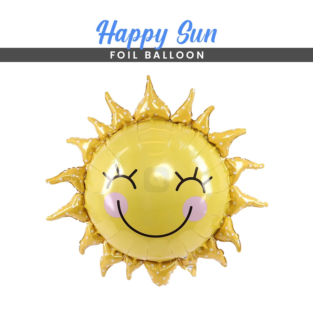 Happy Sun Foil Balloon