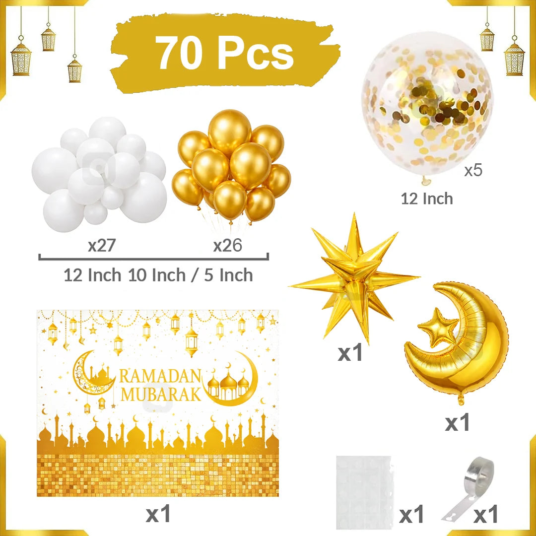 Ramadan Mubarak Decoration Kit