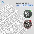 Felt Board - Alphabets Board Wooden DIY