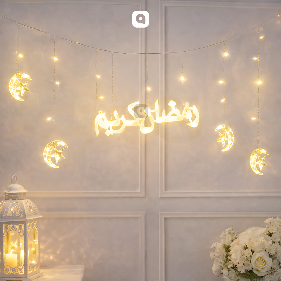 Ramadan Kareem Moon LED Fairy Light