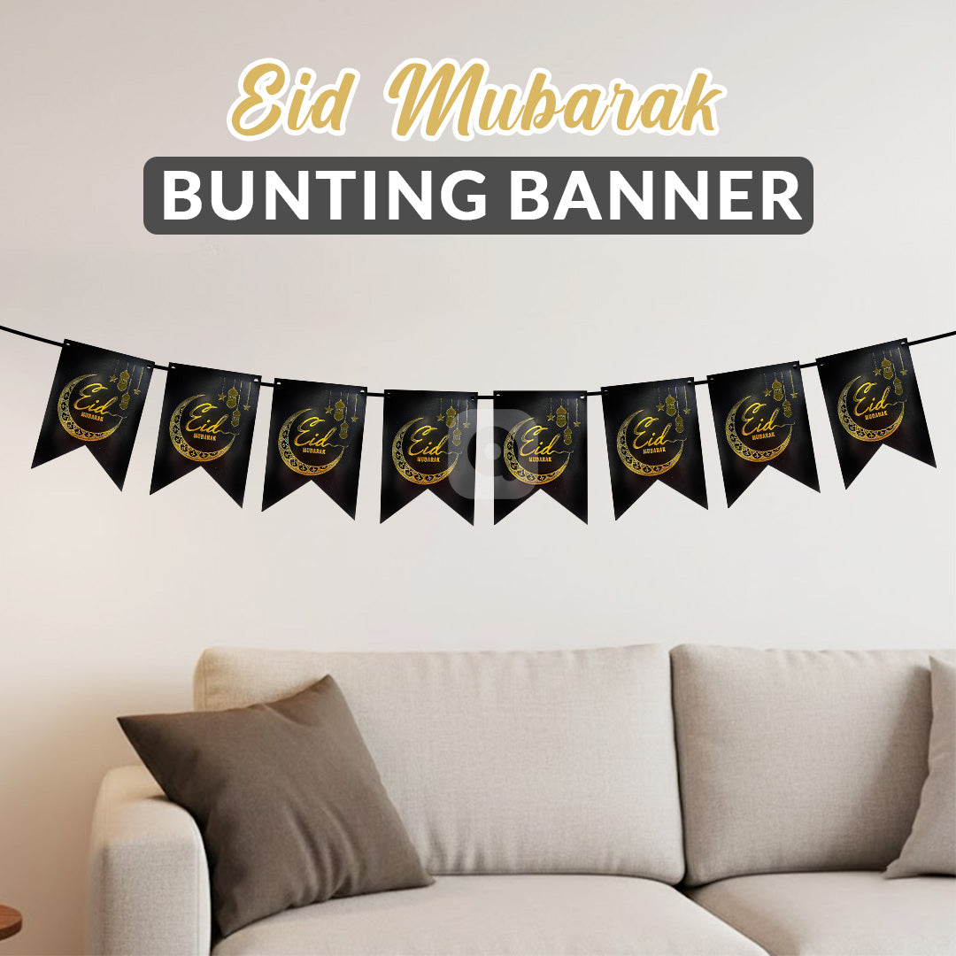 Eid Mubarak Bunting Banner