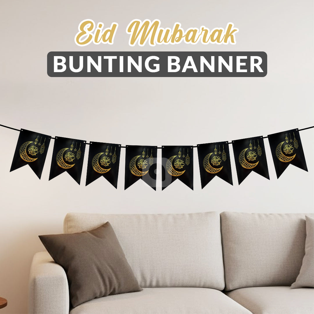 Eid Mubarak Bunting Banner