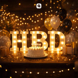HBD LED Letters