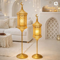 Set of 2 - Ramadan Lanterns Metal Stand
