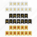 Umrah Mubarak Bunting Banners