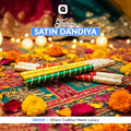 Satin Fancy Dandiya Sticks – Colorful Navratri Dance Props