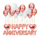 Happy Anniversary Foil Balloons Kit