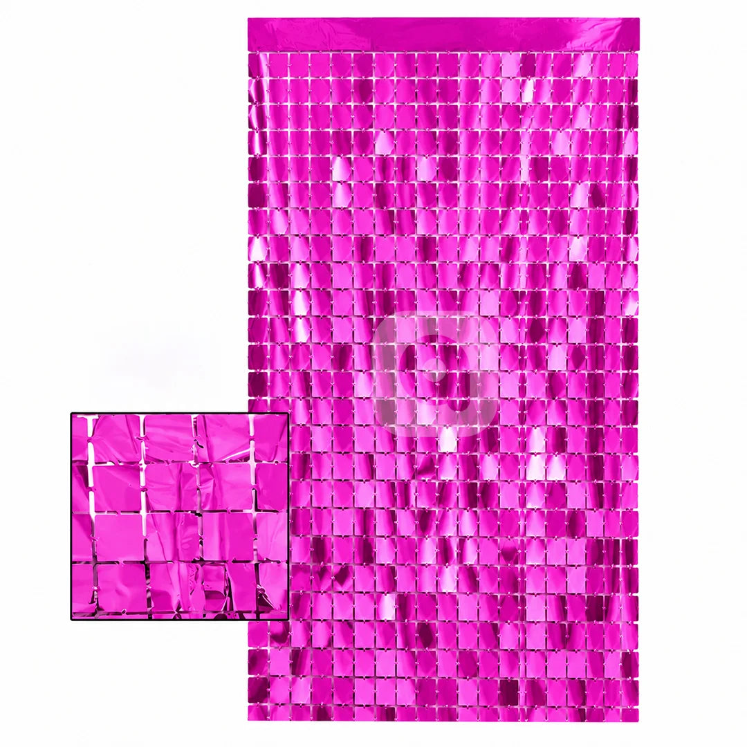 Small Box Foil Curtains