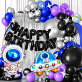 Outer Space Astronaut Birthday Decoration Theme Kit