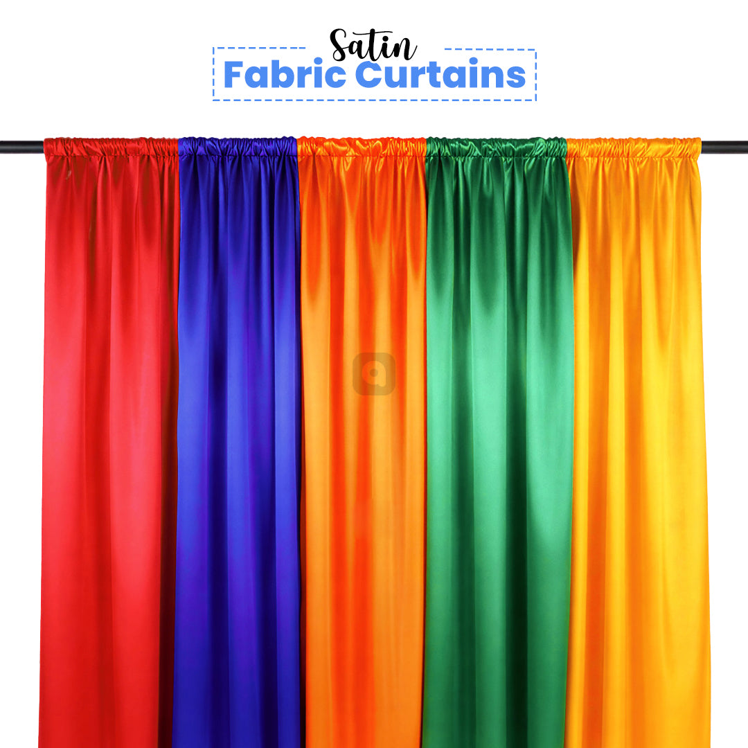 Satin Fabric Curtain Backdrop