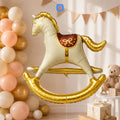 Horse Cart Foil Balloon