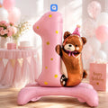 Num 1 Teddy Foil Balloon