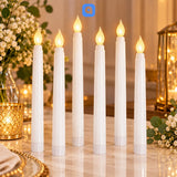 LED Taper Candle  - Pack of 6