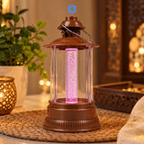Vintage LED Bubble Lantern – Antique Bronze