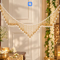 White & Golden Pearl Hanging - 1 pc