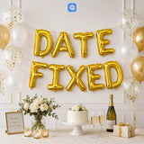Date Fixed Foil Balloons Set – Wedding & Event Celebration Decor
