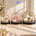 Acrylic Basket with Jute Handle – 3 Sizes Available