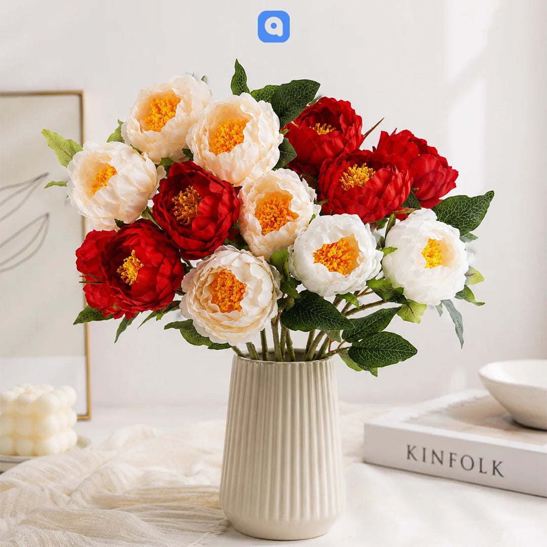 Artificial Flowers Bouquet – Decorative Floral Arrangement