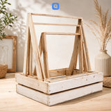 Wooden Basket - 3 pcs Set