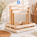 Wooden Basket - 3 Pcs Set