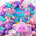 Mermaid Theme Birthday Balloon Garland Decoration Kit