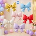 Ribbon Bow Foil Balloon