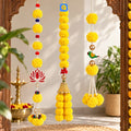 Yellow Marigold Garland Lari - 1 pc