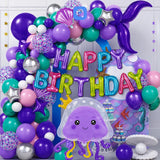 Mermaid Theme Birthday Balloon Garland Decoration Kit