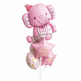 Elephant Foil Balloon - 5 pcs