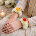Fancy Artificial Jasmine Hand Bangles Pair